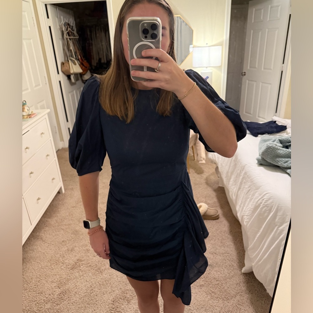 Rhode Navy Pia Dress
